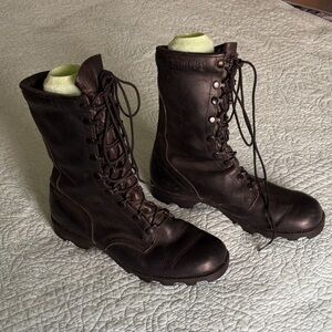 U.S. Army Black Leather Boots